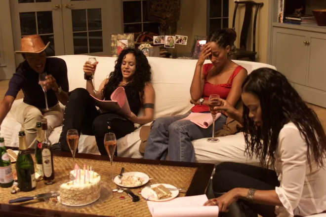 HOLLYWOOD, CA. UPN's ``Girlfriends show. A day in the life of Girlfriends, UPN s comedy about four s