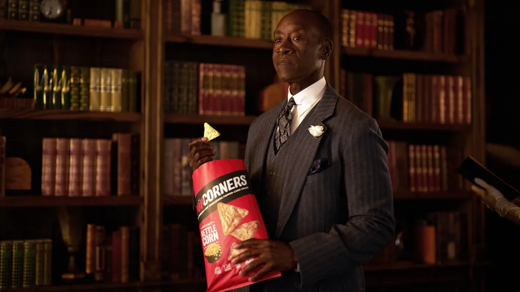 Don Cheadle PopCorners Commercial Stills