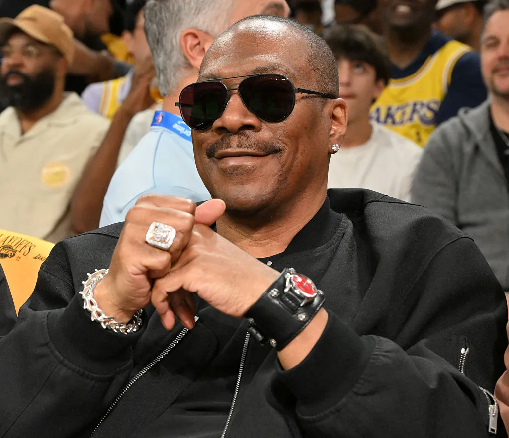 Celebrities At The Los Angeles Lakers Game